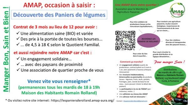 Affiche contrat Panier découverte 2026