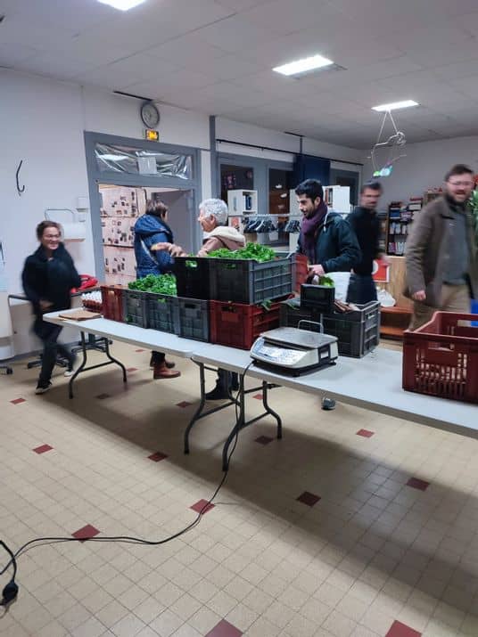 Photo d'une distribution.
